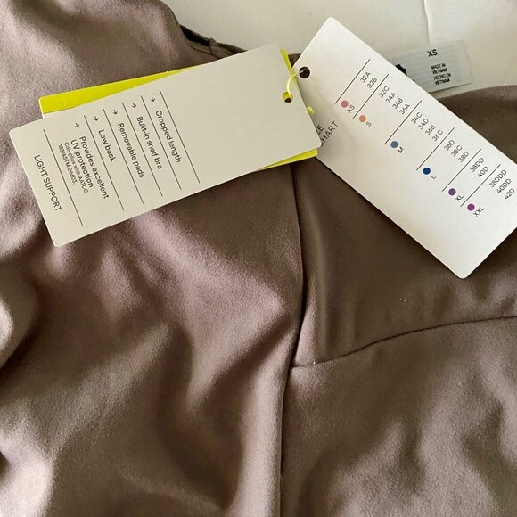 All In Motion Light Support Flex V-Neck Tank Bra XS 32A 32B NEW NWT - Picture 12 of 12